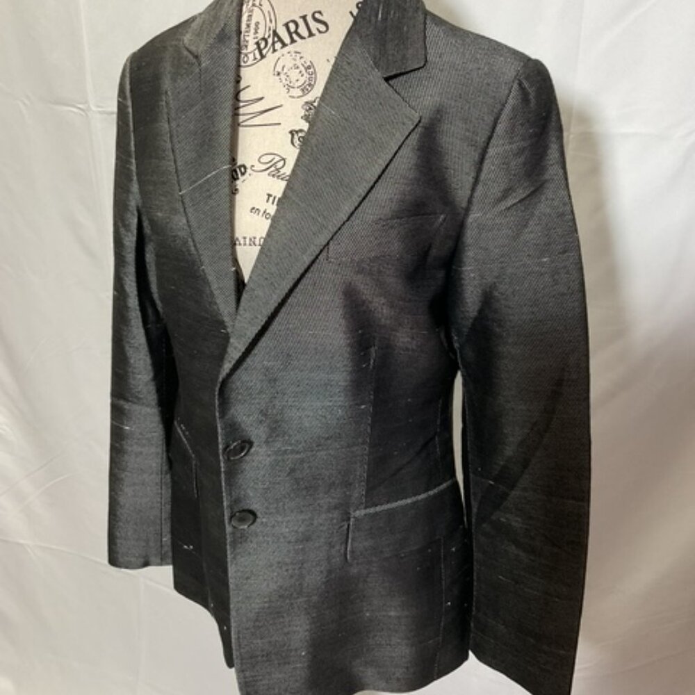 Gianfranco Ferre Mens Italian Black Blazer Sport Coat Jacket. Size 44